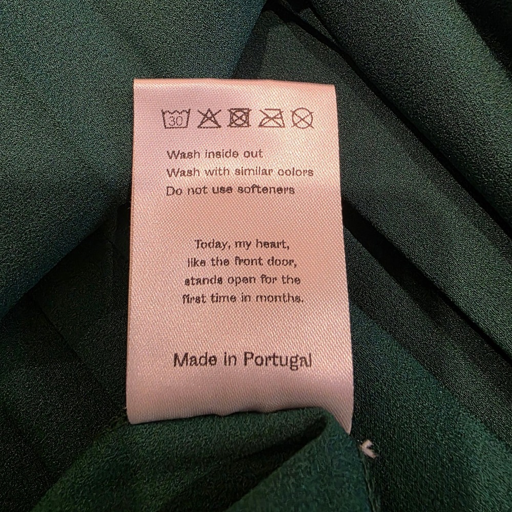 Palmes Forest PTFO Tennis Dress Small White Green Pleated Racerback Preppy NWT - Picture 9 of 11